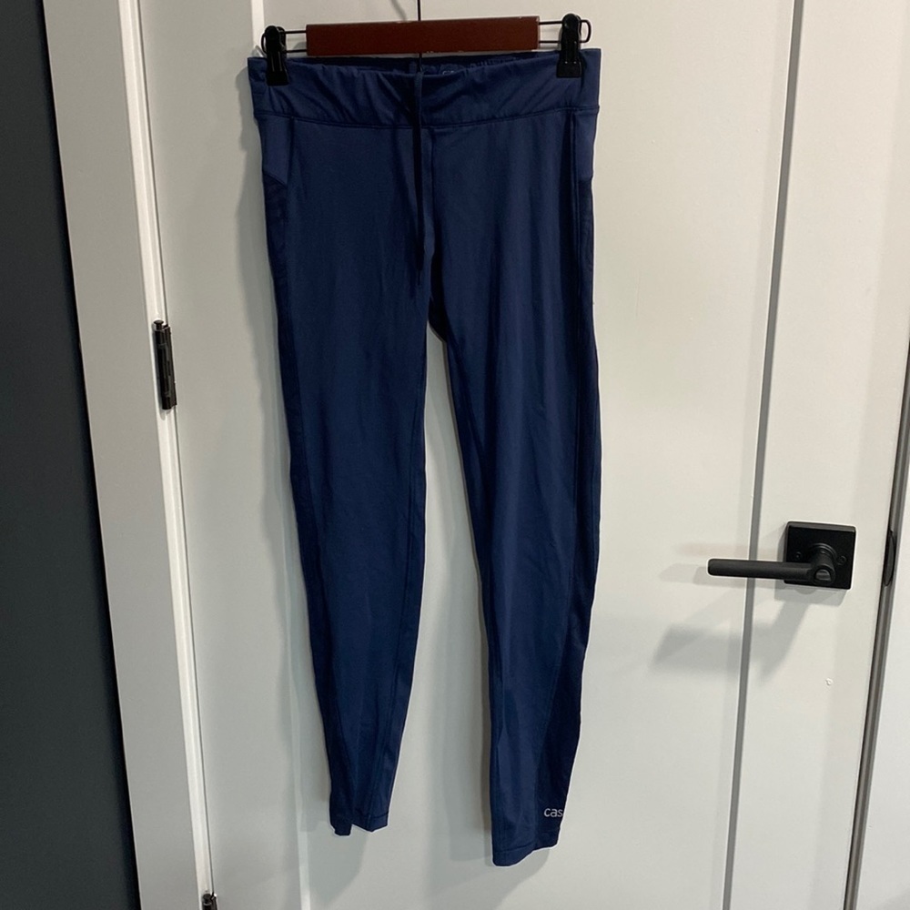 Casall Navy Blue Athletic Leggings EUC - Picture 1 of 11